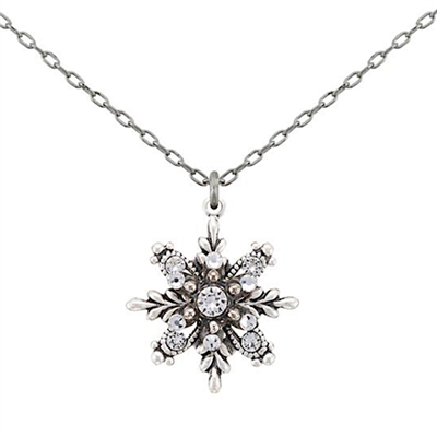 Firefly Pendant-Snowflake-Silver