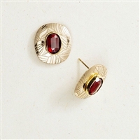 Holly Yashi Post Earrings-Synergy-Garnet