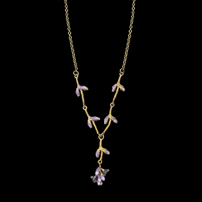 Lavender Glass Necklace