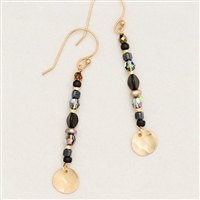 Holly Yashi Equinox Earrings- Galaxy Black