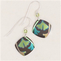 Holly Yashi Drop Earrings- Monetâ€™s Garden- Brown