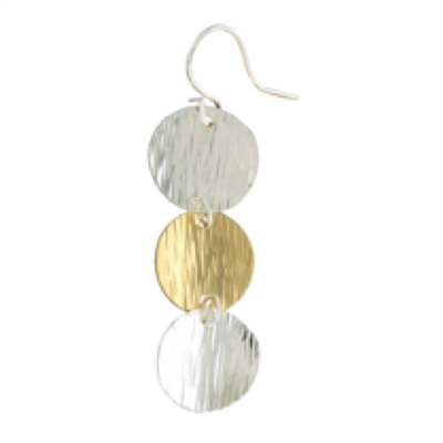 Sterling Silver & Gold Fill â€œCascade" Earrings