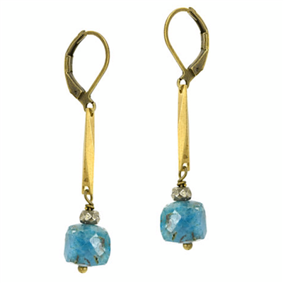 Apatite Bar Earrings