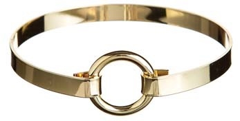 Gold O Hook Bracelet