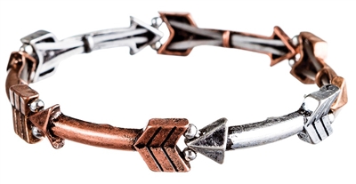 Multi Metal Arrows Bracelet