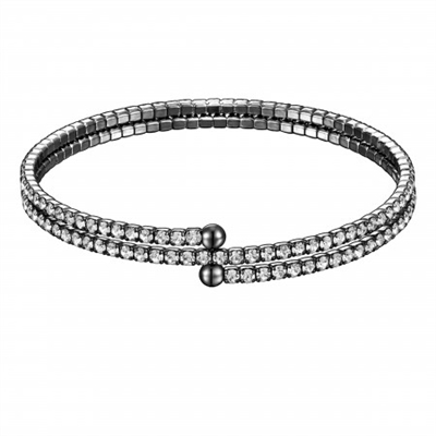 Double Row Crystal Bracelet by Twistals
