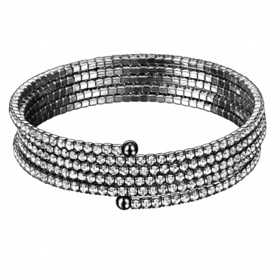 5 Row Crystal Bracelet by Twistals