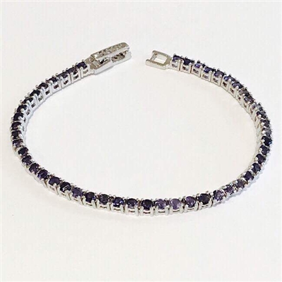 Sterling Silver Bracelet- Iolite