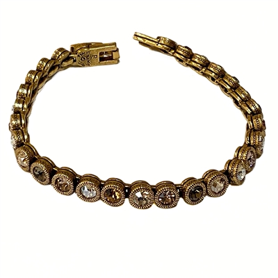 Antique Gold â€œGame, Set, Matchâ€ Bracelet- Champagne