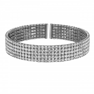 5 Row Crystal Bracelet by Twistals