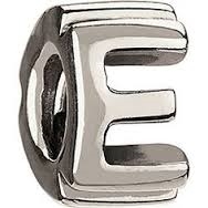 1/2 price- Chamilia Bead -Initial-E-Retired