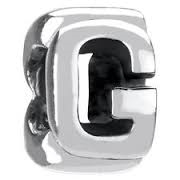 1/2 price- Chamilia Bead -Initial-G-Retired