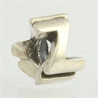 1/2 price- Chamilia Bead -Initial-Z-Retired