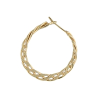 Mini Braided Hoop Earring- Gold Filled