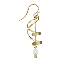 Opal Bead-  Haven Earring-  Gold Filled