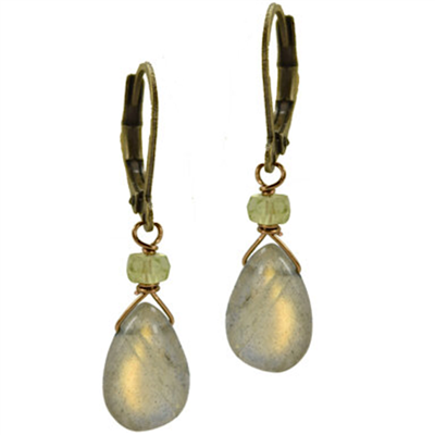 Labradorite Dangle  Earrings