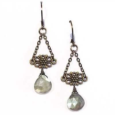 Labradorite Dangle Earrings