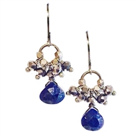 Lapis Dangle  Earrings