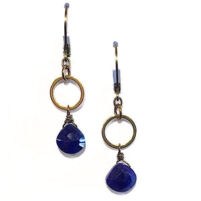 Lapis Dangle Earrings