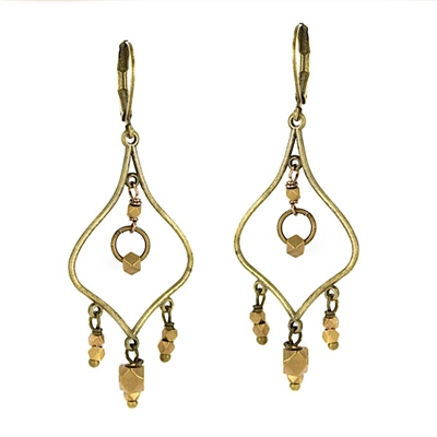 Leverback Chandelier Earrings