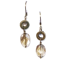 Smoky Quartz Dangle  Earrings