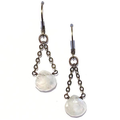 Moonstone Dangle Earrings