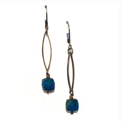 Iolite Dangle Earrings