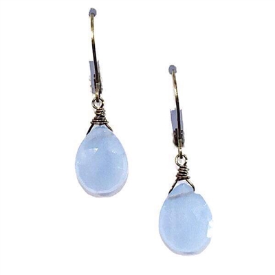 Chalcedony Dangle Earrings