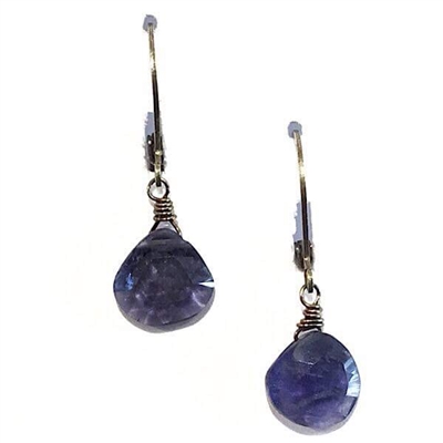 Iolite Dangle Earrings