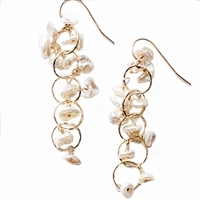 Pearl Cluster Earrings