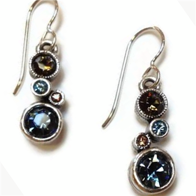 Antique Silver â€œCassieâ€ Earrings- Cascade