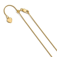 Gold Filled Adjustable Spiga Chain