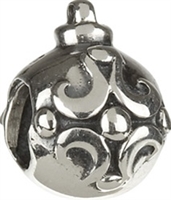 1/2 price- Chamilia Bead -Ornament Swirl-Retired