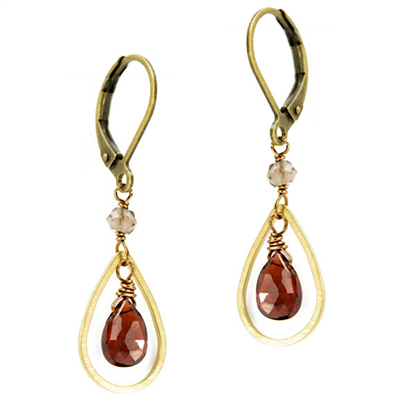 Garnet Earrings