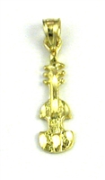 14K Gold Charm-Guitar