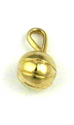 14K Gold Charm-Basketball