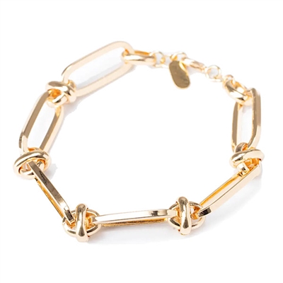 Gold Filled Link Bracelet- Giselle