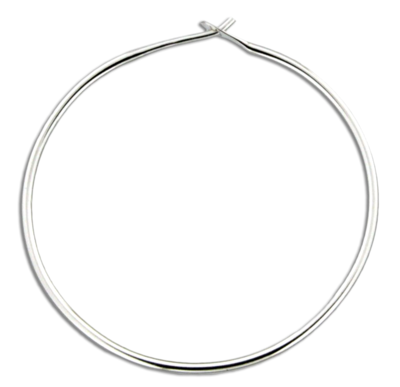 Round Hoop Earring