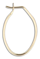Oval Hoop Earring