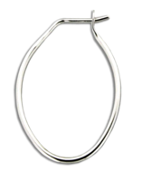 Oval Hoop Earring