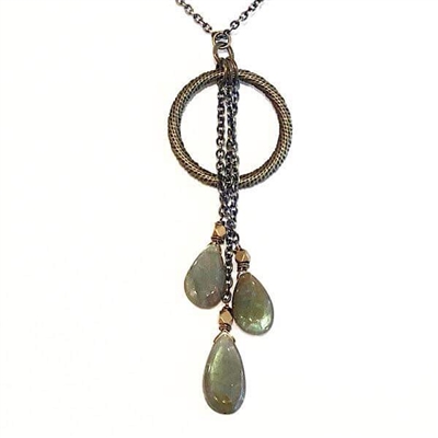 Long Labradorite Necklace