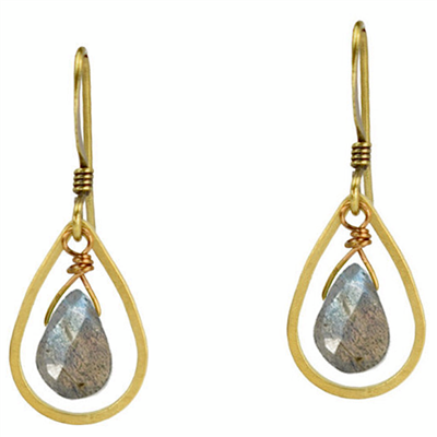 Labradorite Drop Earrings