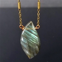 Freeform Labradorite Necklace