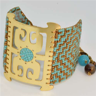 â€œTaironaâ€ Beaded Bracelet