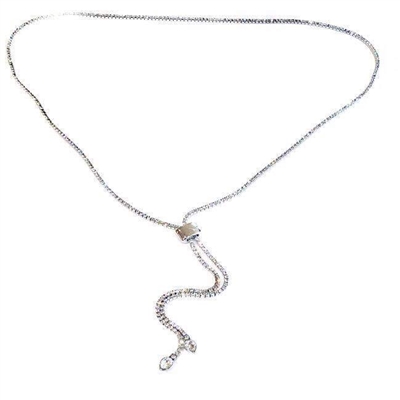 Crystal Lariat Necklace by Twistals