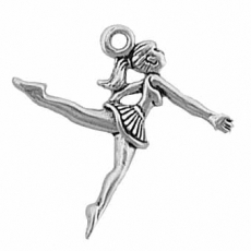 Sterling Silver Charm-Ballerina