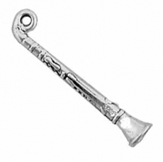 Sterling Silver Charm-Clarinet