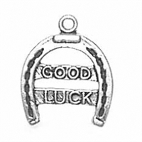 Sterling Silver Charm-Good Luck Horseshoe