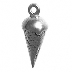 Sterling Silver Charm-Ice Cream Cone