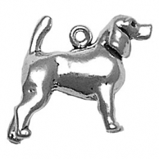 Sterling Silver Charm- Dog-Large Spaniel